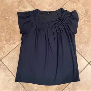 Ann Taylor Navy blouse